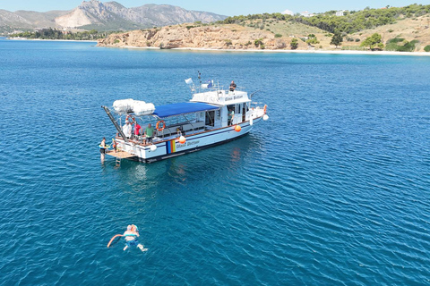 Canal de Corinto: travesía en barco con fondo de cristal St. Andreas