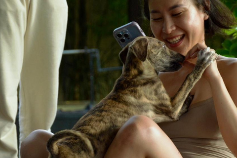 Bali Clase de Yoga para Cachorros en Canggu con Bebidas Refrescantes