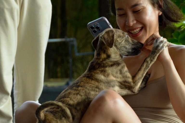 Bali: Canggu Puppy Yoga Class with Refreshing Drinks