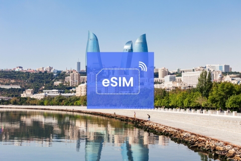 Baku: Azerbaijan eSIM Roaming Mobile Data Plan 6 GB/ 15 Days: 144 Countries Globally