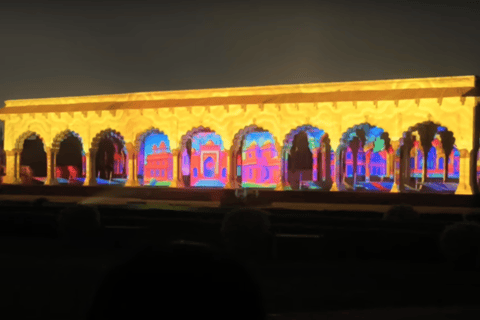 Agra: Evening Agra Fort Light and Sound Show Guided Tour