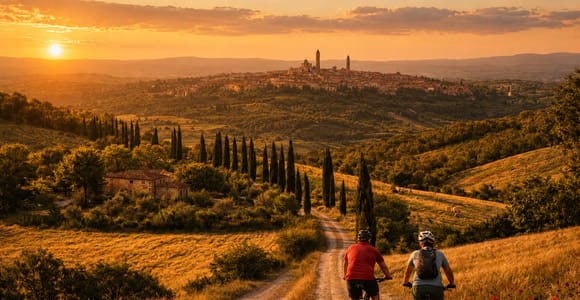 Siena countryside: virtual-guided e-bike tour