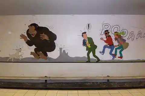 Bruxelles : Visite à pied sur Tintin et l'art belge