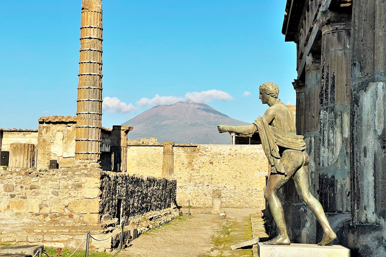 Pompeii - Vesuvius en lunch vanaf de kust van Amalfi all-inclusive