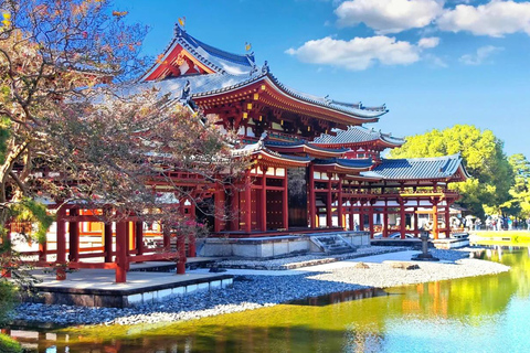 Osaka: Nara Park and Uji Hot Spring Day Trip Chinese Service