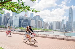 Victoria Harbour: Halbtagestour mit dem Fahrrad + Streetfood