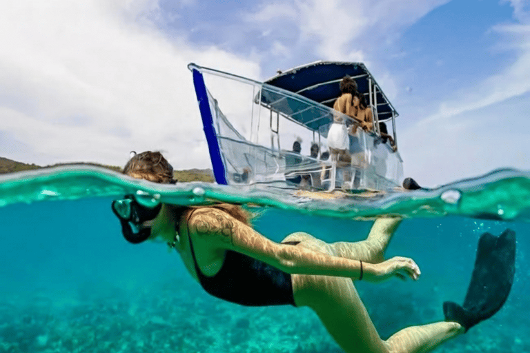 Curaçao: Beach Hopping and Snorkling Clear Bottom Boat Tour