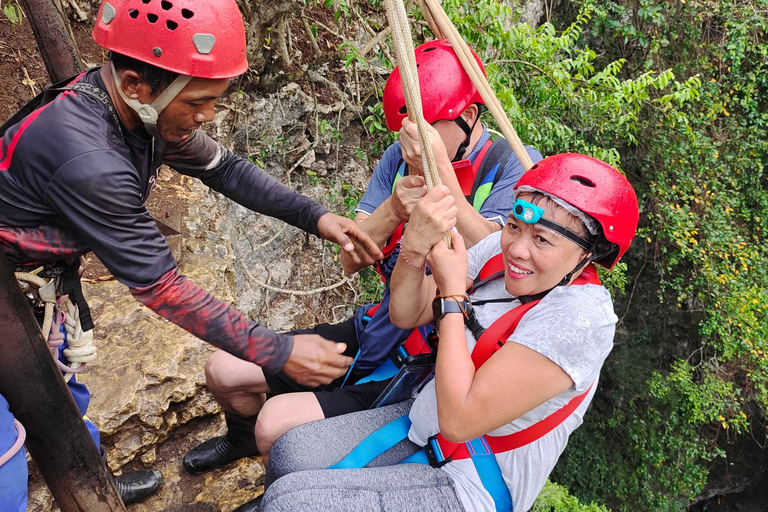 Yogyakarta : Aventure dans la grotte de Jomblang avec descente en rappel