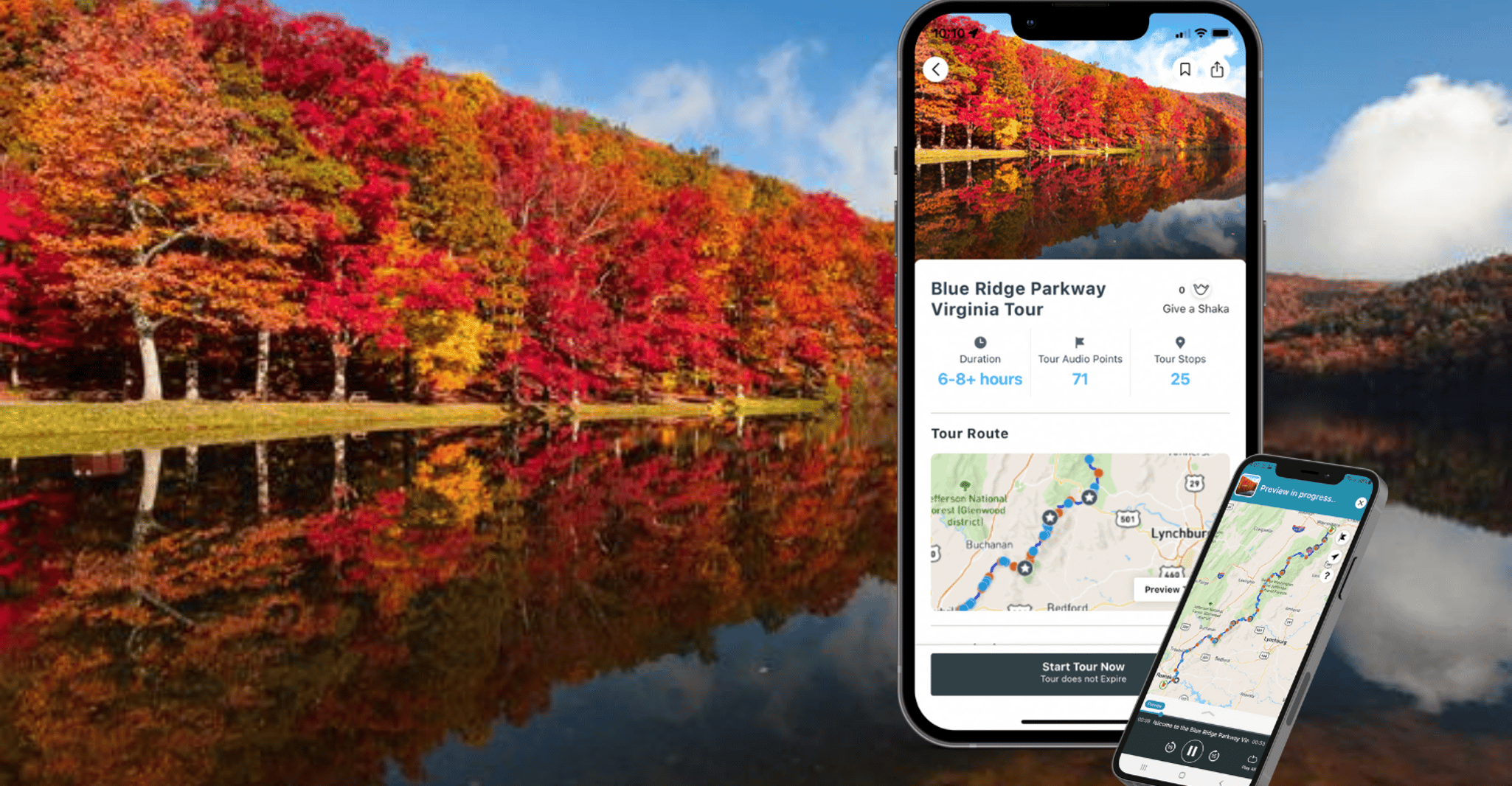 Blue Ridge Parkway (Virginia) Fahrtour mit Audio Guide - Hizvo