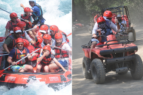 Antalya/Belek/Side : Combo Rafting & Buggy Safari & Zipline Water rafting Package
