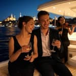 Istanbul: romantica crociera serale in yacht sul Bosforo