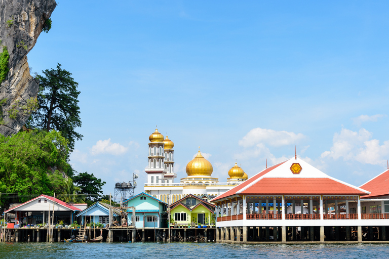 Phuket : Excursion privée en bateau de luxe dans la baie de Phang NgaBateau de luxe de l'époque à partir de Phuket