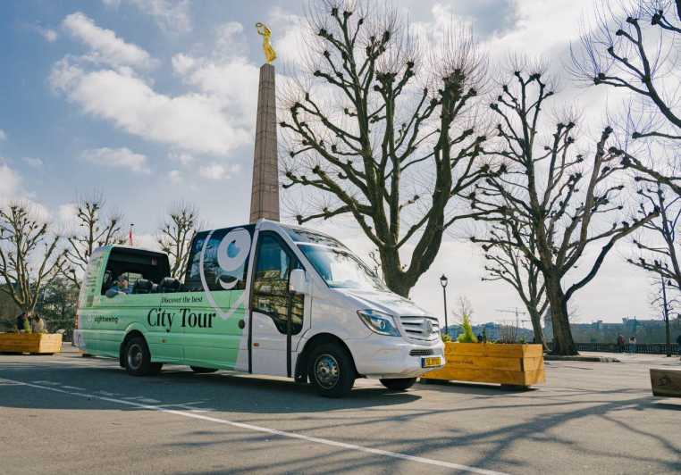 Lussemburgo: tour in autobus della città con audioguida e cuffie