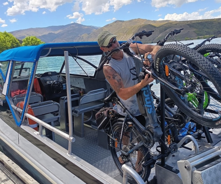 Ultieme Lake Dunstan Trail Experience Bike & Boat Return
