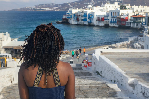 Mykonos: sessione fotografica privata di 1 ora nella città di Mykonos