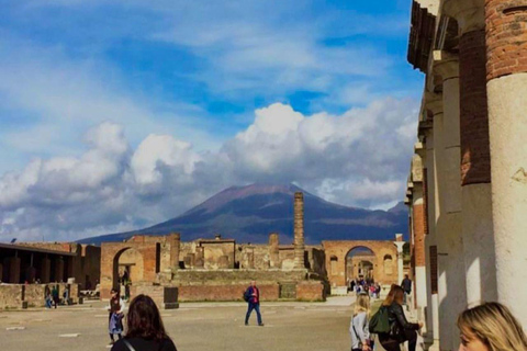Tour from Naples : Vesuvius & Pompeii by Bus + Entry Tickets Tour from Naples to Pompeii & Vesuvius + Entry Tickets