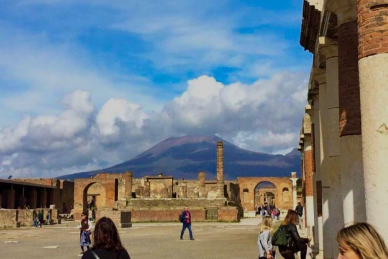 Tour from Naples : Vesuvius & Pompeii by Bus + Entry Tickets Tour from Naples to Pompeii & Vesuvius + Entry Tickets