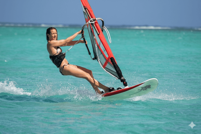 Bentota: Private Windsurfing Course with Safety Gear Windsurfing Beginner Course