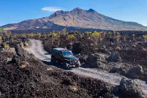 Bali: Passeio de jipe ao nascer do sol, prova de café e terraço de arroz