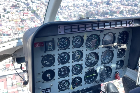 Excursion privée en hélicoptère à Mexico