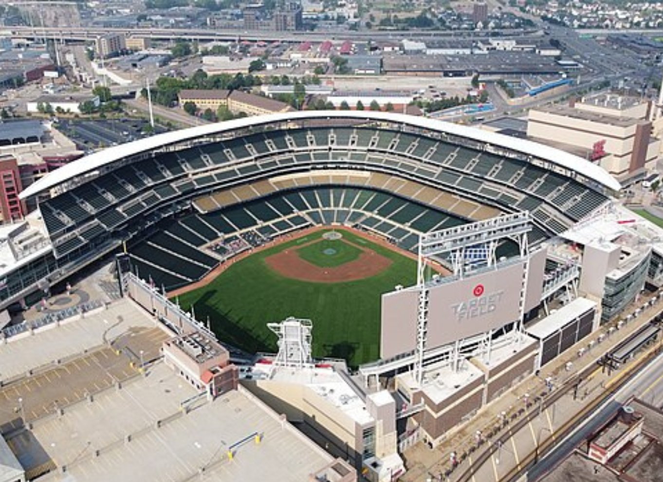 Minnesota Twins baseballkamp på Target Field