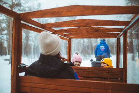 Snöskoteråkning för familjen