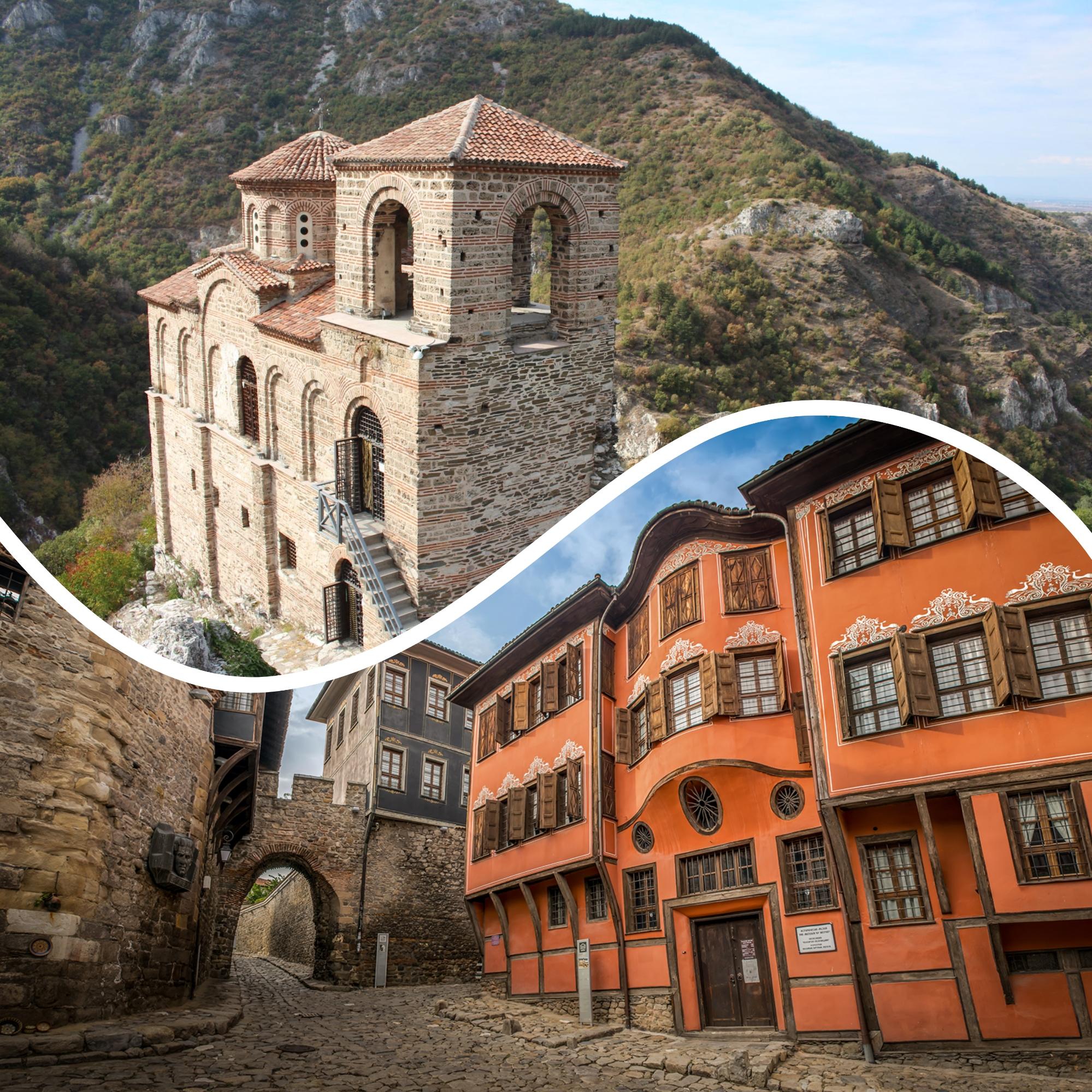Von Sofia aus: Ganztagestour nach Plovdiv und zur Asenfestung