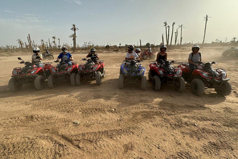 Quad biking sunset in Marrakech