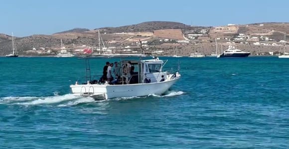 Paros: 5-Hour Private Fishing & Snorkeling Boat Trip