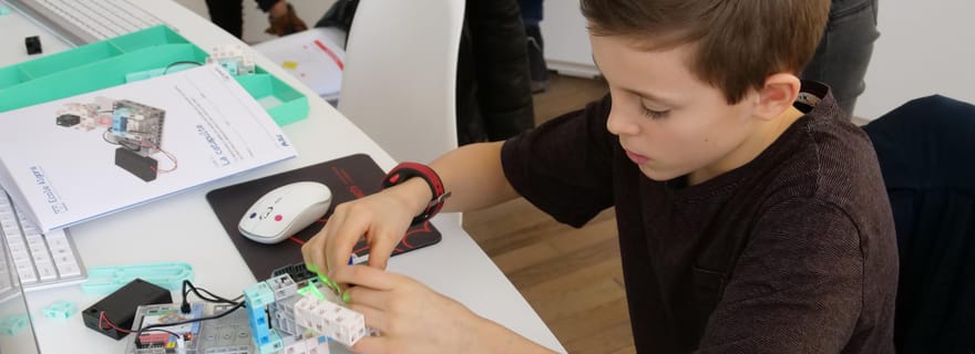 Ateliers de robotique et de coding SCRATCH pour enfants de 8 à 12 ans