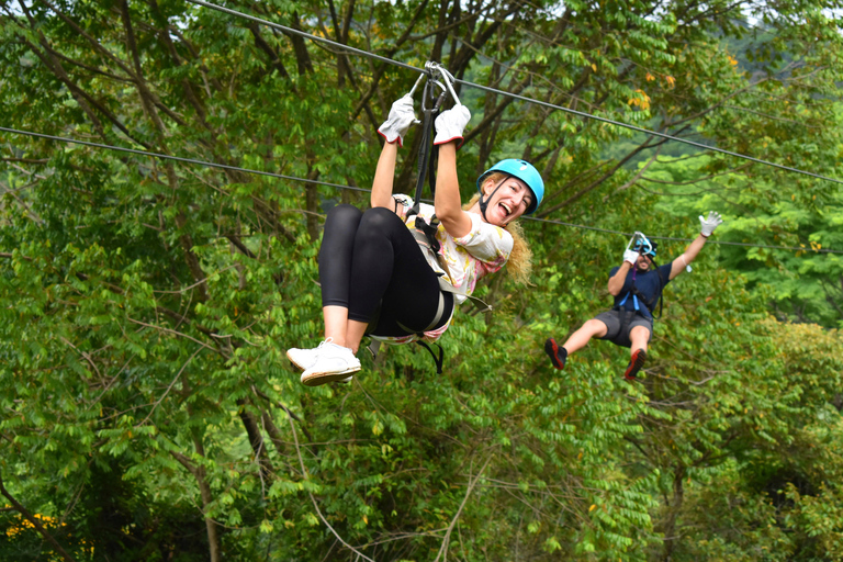 Manuel Antonio: Canopy Tour med zip-lines och hängande broar