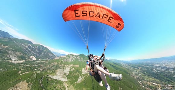Tirana Tandem Paragliding Flight - Dajti Mountain, Albania