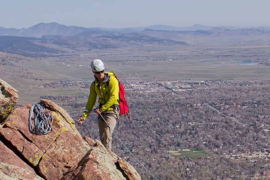 Denver: Geführtes Klettern im Eldorado Canyon. Foto: GetYourGuide Denver: Geführtes Klettern im Eldorado Canyon. Foto: GetYourGuide