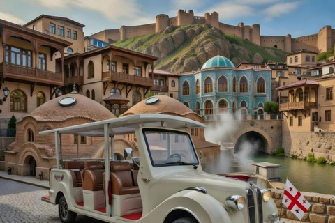 2-Day Tour: Magical Retro Car Tbilisi & Mtskheta Uplistsikhe