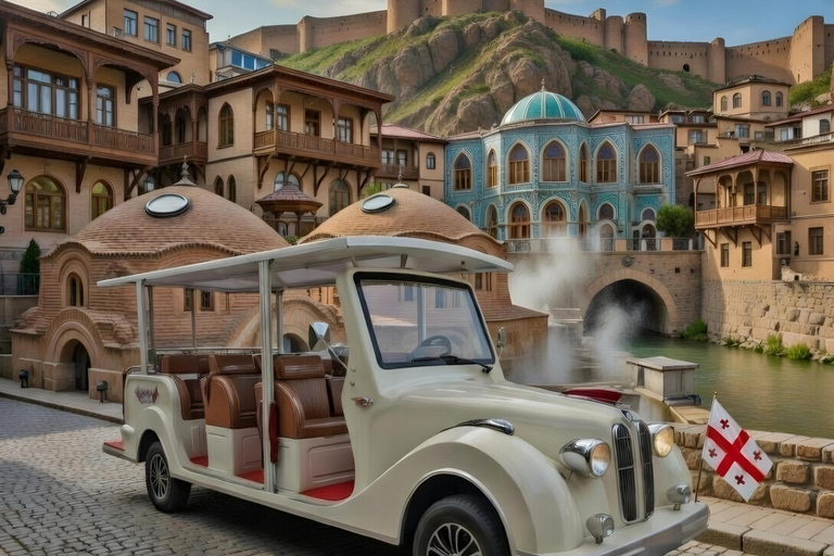 2-Day Tour: Magical Retro Car Tbilisi & Mtskheta Uplistsikhe
