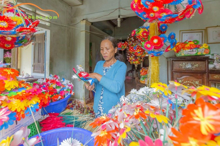 Hue: Craft Villages by Motorbike with Lady Rider Craft Villages Motorbike Tour (No Lunch)