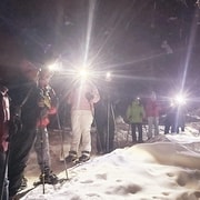 Vuokatti: Northern Lights Snowshoeing Adventure