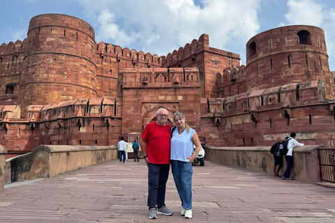 Agra: Half Day Agra Fort & Baby Taj Private Guided Tour Tour from delhi + entry tickets