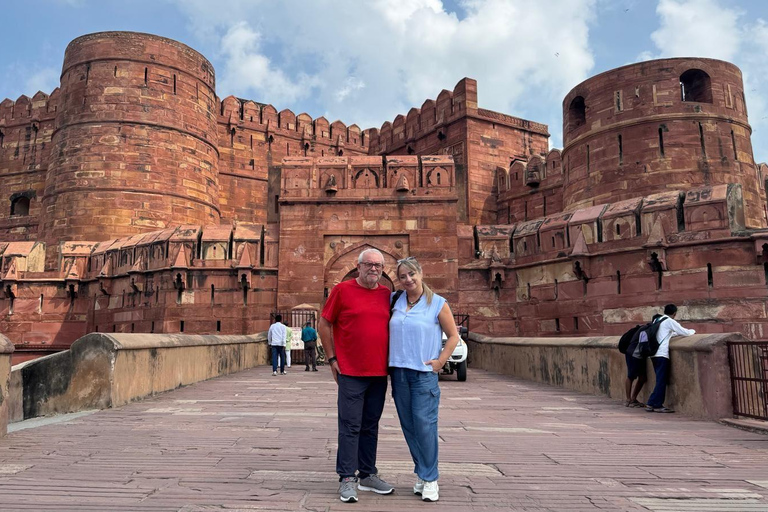 Agra: Half Day Agra Fort & Baby Taj Private Guided Tour Tour from delhi + entry tickets