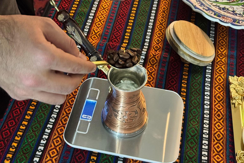 Philadelphie : atelier de préparation du café turc sur sablePhiladelphie : Atelier de préparation du café turc sur sable