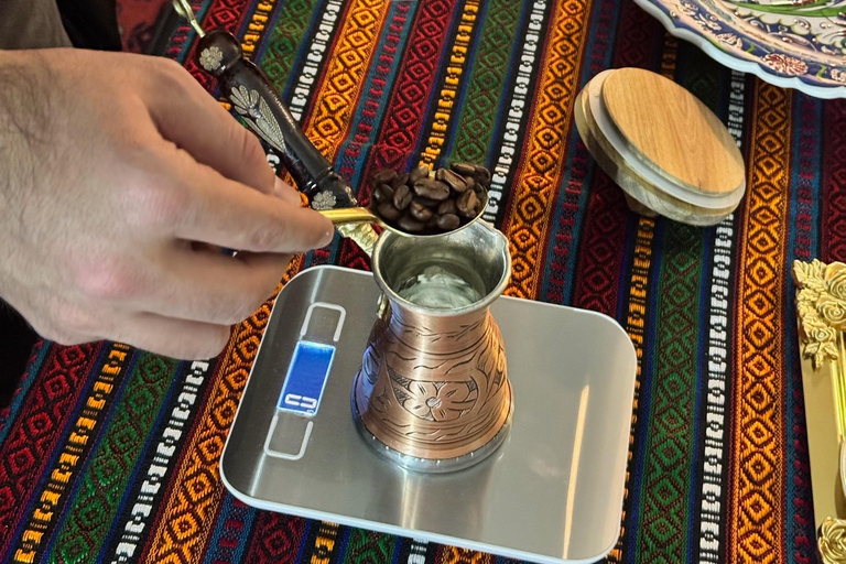 Philadelphie : atelier de préparation du café turc sur sablePhiladelphie : Atelier de préparation du café turc sur sable