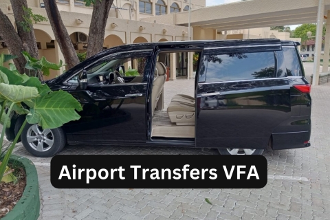 Transfer from Victoria Falls Airport to Botswana Border Airport Transfer to Botswana border in Minivan small group