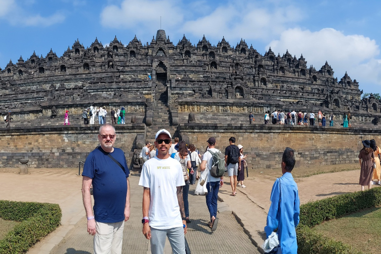 Yogyakarta : Borobudur structure climb and Prambanan temple Borobudur structure climb and Prambanan temple
