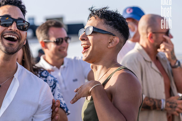 Ibiza: Sunset Boat Party at Ibiza Boat Club with Open Bar Aftersun Ibiza Sunset Boat Party: Early Bird Phase 1