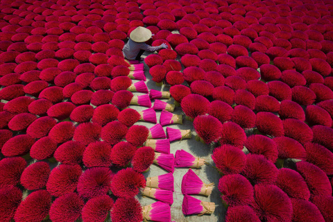 Hanoi: Incense Village, Hat or Lacquer Village "SMALL GROUP" PRIVATE: 4 Villages: INCENSE + HAT + LACQUER + VOTIVE PAPER