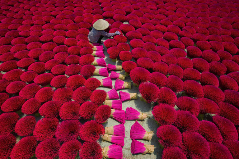 Hanoi: Incense Village, Hat or Lacquer Village "SMALL GROUP" PRIVATE: 4 Villages: INCENSE + HAT + LACQUER + VOTIVE PAPER