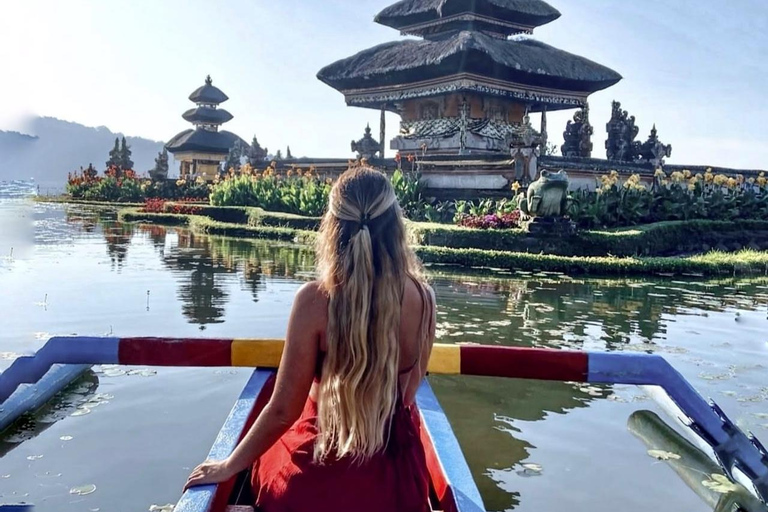 Bali: Monkey Forest, Waterfall, Swing & Beratan Lake Temple Private Tour Without Entrance Tickets