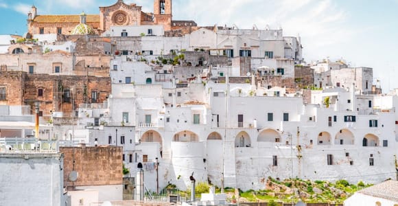 Private Tour of Ostuni, Locorotondo & Alberobello with Lunch – Max 8 people