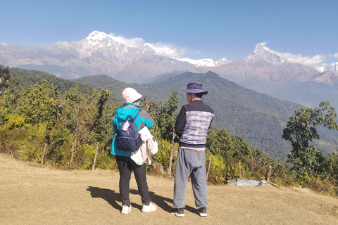 Da Kathmandu: Trekking facile di 5 giorni e tour della città di PokharaDa Kathmandu: 5 giorni di trekking facile e tour della città di Pokhara