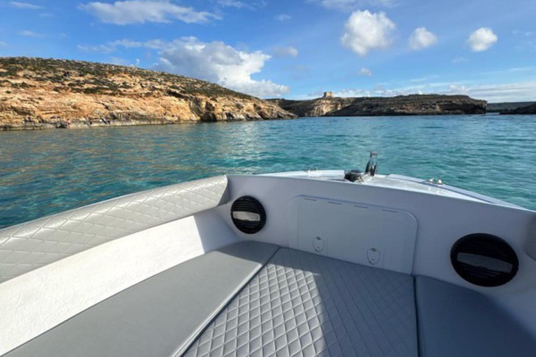 Malta: Private Boat Trip to Blue Lagoon & Crystal Lagoon 4 Hours